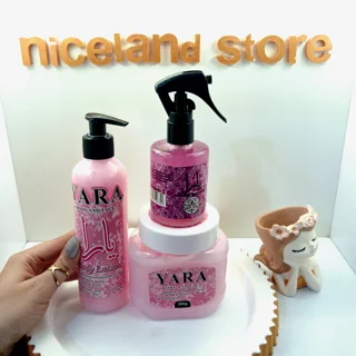 پک یارا ۳عددی| ست لوسیون،کره بدن و عطر موشاین دار۱۲۰میل