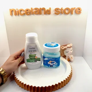 نمک بدن آلوئه ورا و کره بدن بیبی پک ۲عددی